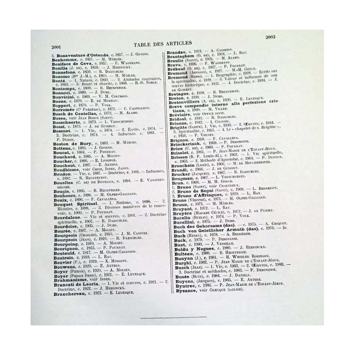 1. Dictionnaire de spiritualité ascétique et mystique Doctrine et Histoire Tome I Aa. - Byzance
