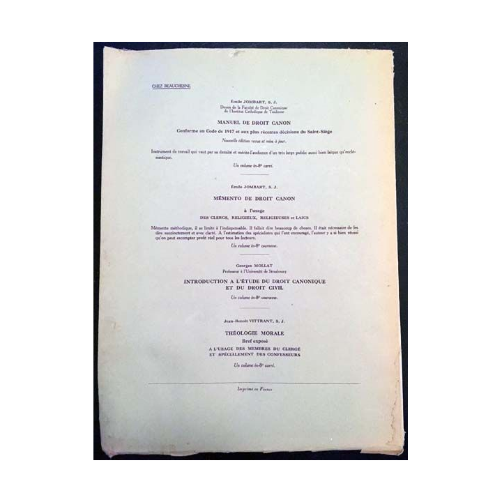 1. Dictionnaire de spiritualité ascétique et mystique Doctrine et Histoire Tome III Dabert-Duvergier de Hauranne
