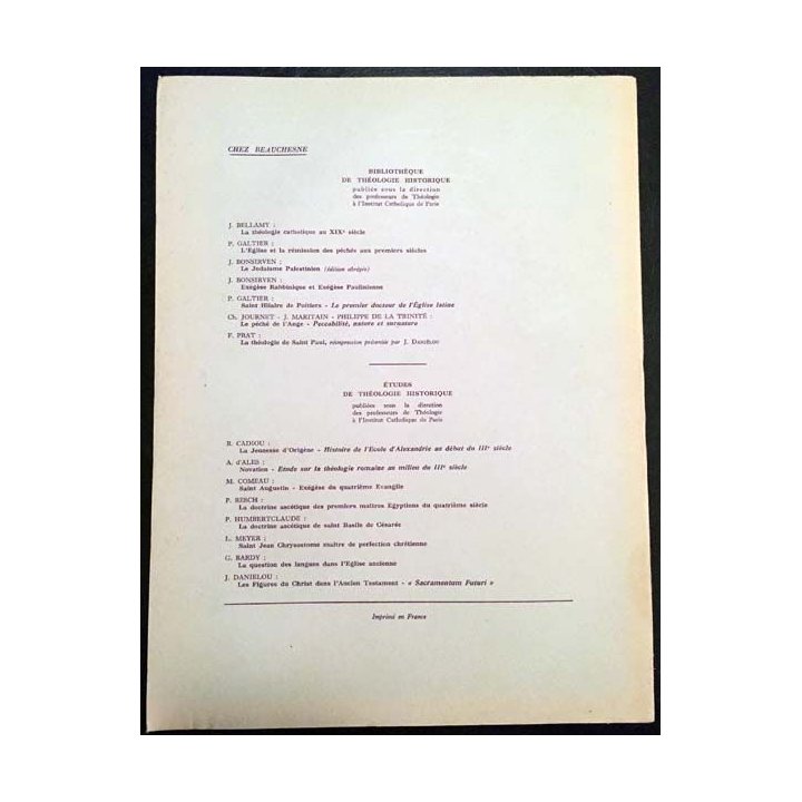 1. Dictionnaire de spiritualité ascétique et mystique Doctrine et Histoire aux éditions Beauchesne