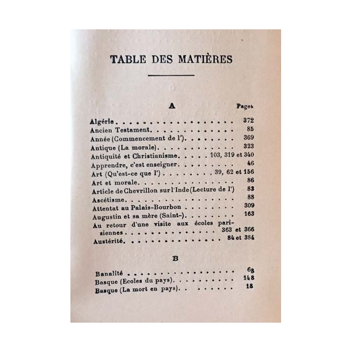 1. Quinze ans d'éducation de Félix Pécaut aux éditions librairie Delagrave