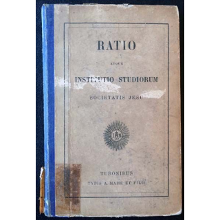 1. Ratio atque institutio studiorum societatis Jesu aux éditions A. Mame et Filtii