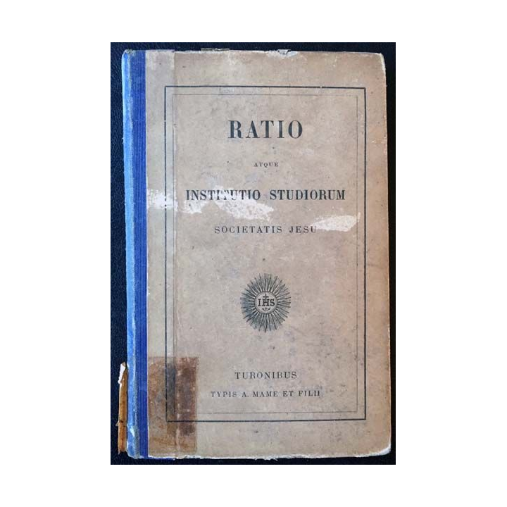 1. Ratio atque institutio studiorum societatis Jesu aux éditions A. Mame et Filtii