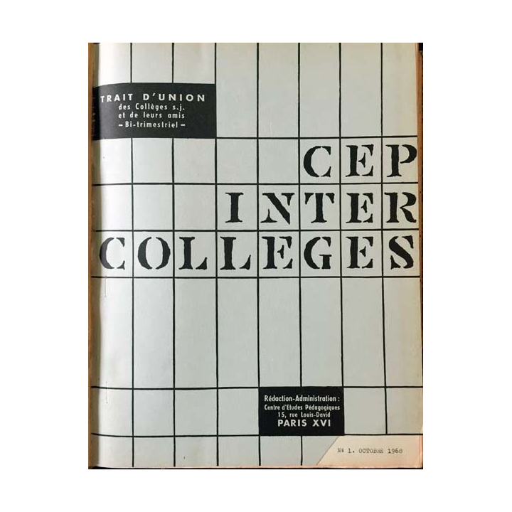 1. C.E.P Inter-collèges 1968-1969 aux éditions Centre d'études pédagogiques