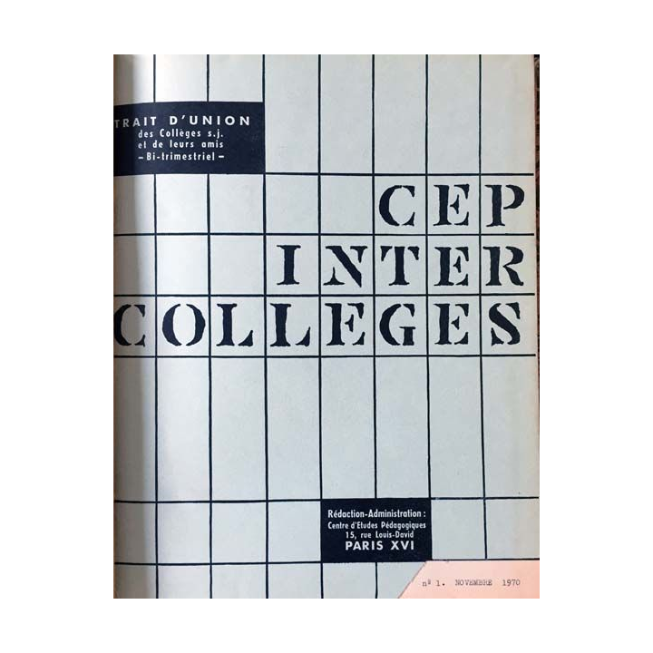 1. C.E.P Inter-collèges 1970-1971 aux éditions Centre d'études pédagogiques