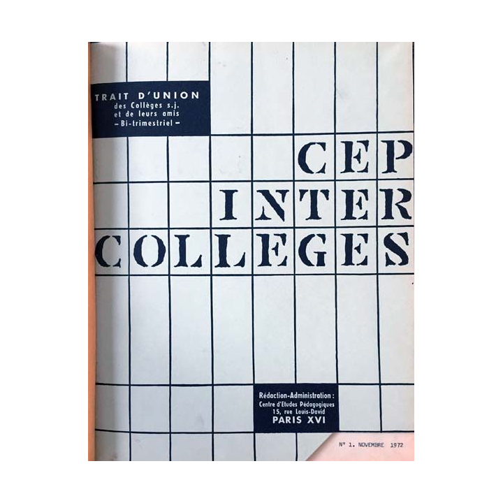 1. C.E.P Inter-collèges 1972-1973 aux éditions Centre d'études pédagogiques
