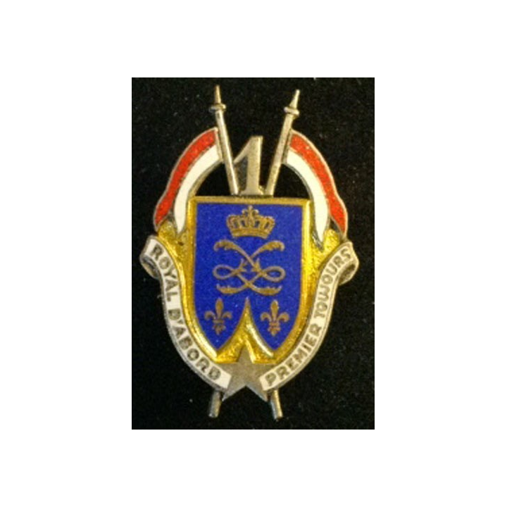 1° régiment de dragons de fabrication DragoG. 1608 en émail