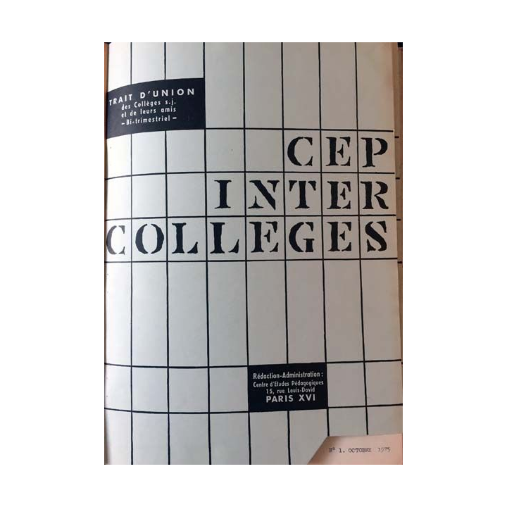 1. C.E.P Inter-collèges 1975-1976 aux éditions Centre d'études pédagogiques