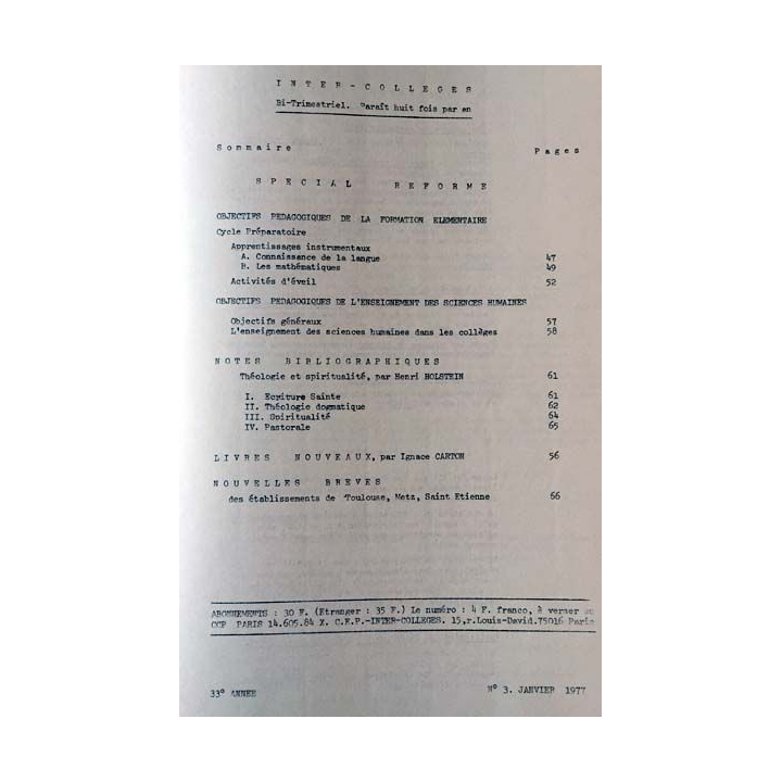 1. C.E.P Inter-collèges 1976-1977 aux éditions Centre d'études pédagogiques