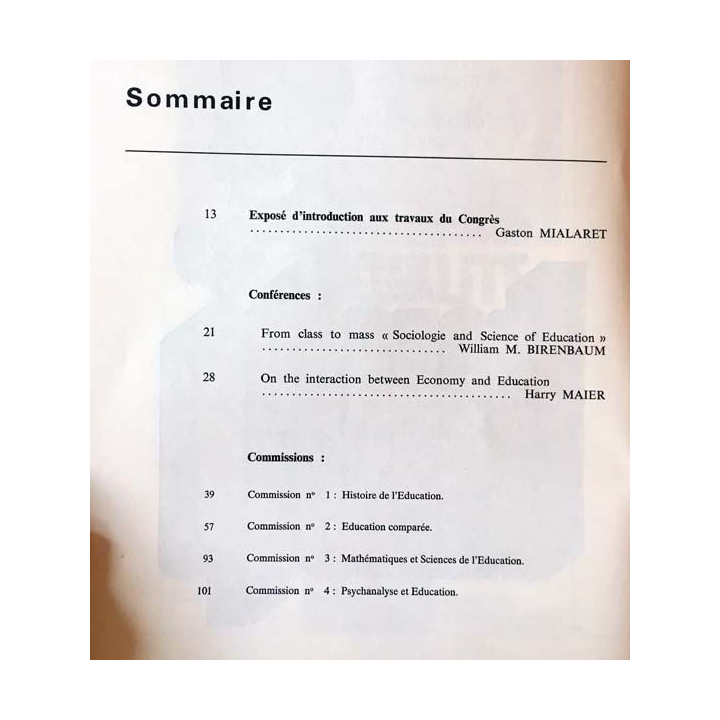1. L'apport des sciences fondamentales aux sciences de l'éducation aux éditions Cercle de la librairie