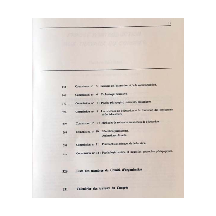 1. L'apport des sciences fondamentales aux sciences de l'éducation aux éditions Cercle de la librairie