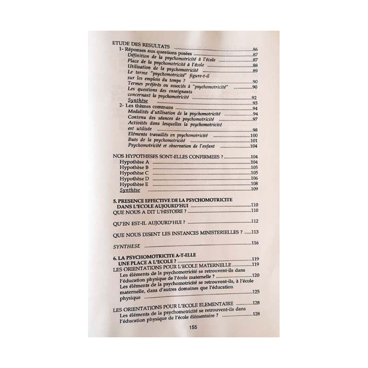 1. Y a-t-il une place pour la psychomotricité à l'école ? de Yves Le Roux