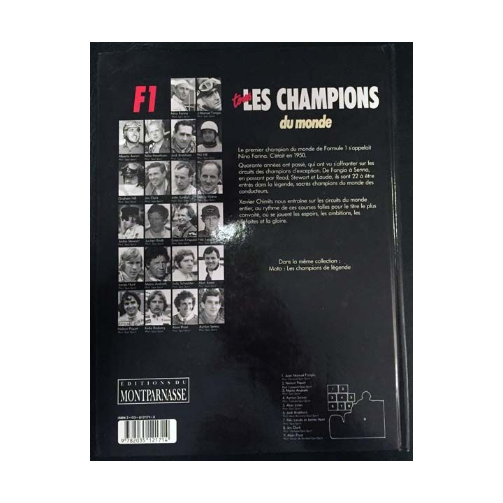1. F1 Tous les champions du monde de Xavier Chimiste aux éditions du Montparnasse