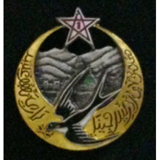 1°RTM : 1°RÉGIMENT DE TIRAILLEURS MAROCAINS (DRAGO) ÉMAIL