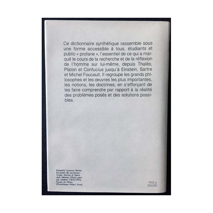 1. Dictionnaire de la philosophie de Didier Julia aux éditions Larousse - France loisirs