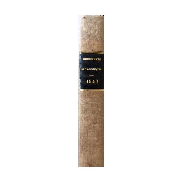 1. Documents pédagogiques 1947 aux éditions SPES
