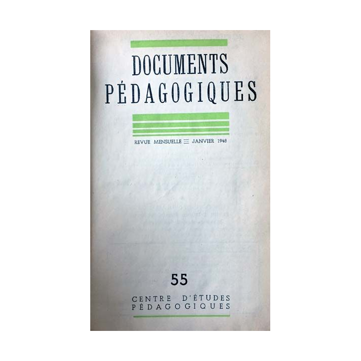 1. Documents pédagogiques 1948 aux éditions SPES
