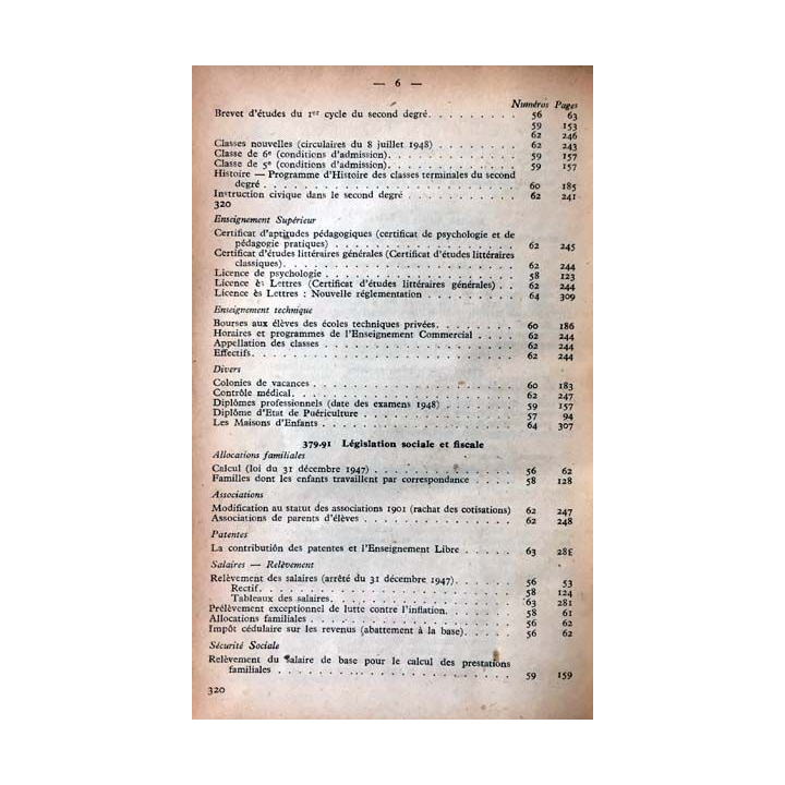 1. Documents pédagogiques 1948 aux éditions SPES
