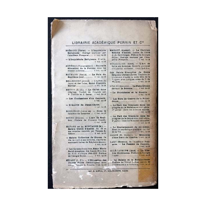 1. Un collège de Jésuites à Saint-Pétersbourg 1800-1816 de M.-J. Rouet De Journel aux éditions librairie Perrin
