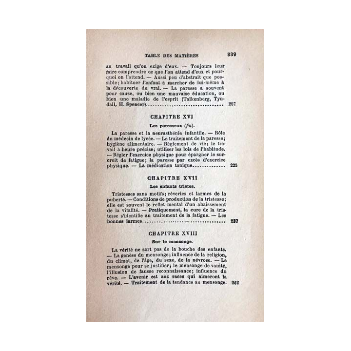 1. Le Corps et l'Ame de l'enfant de Dr Maurice de Fleury aux éditions librairie Armand Colin 1923