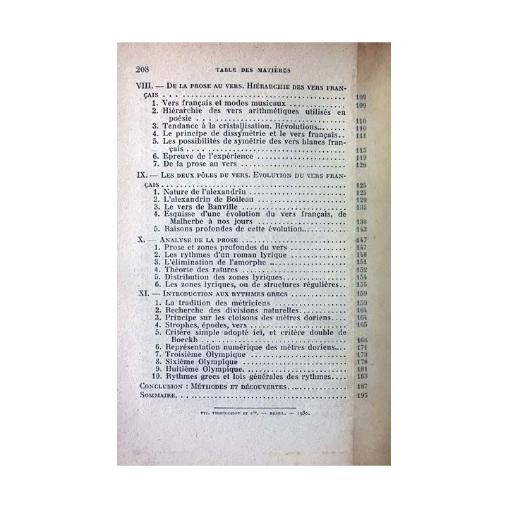 1. Les rythmes comme introduction physique à l'esthétique de Pius Servien aux éditions Boivin & Cie