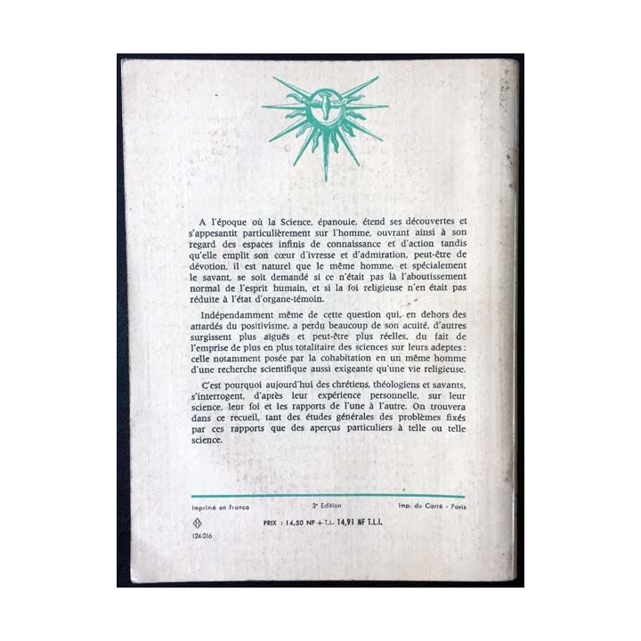 1. Science et foi aux éditions Arthème fayard