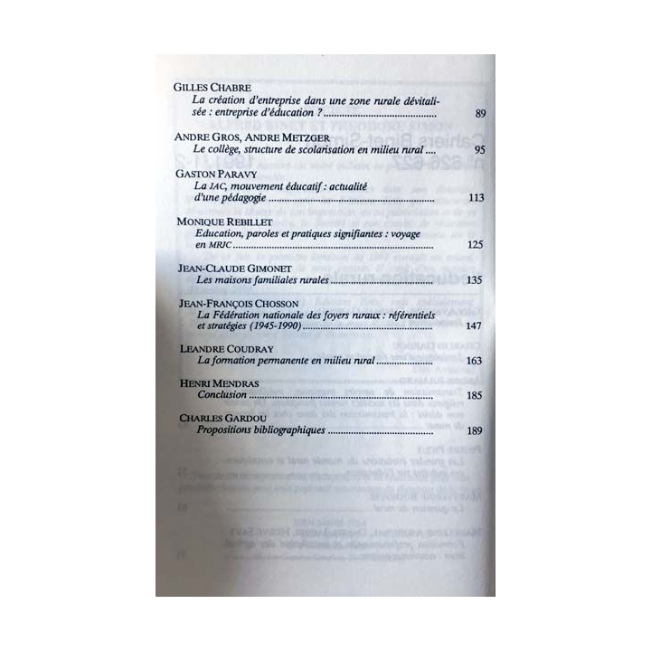 1. L'éducation rurale du cahiers Binet Simon aux éditions érès
