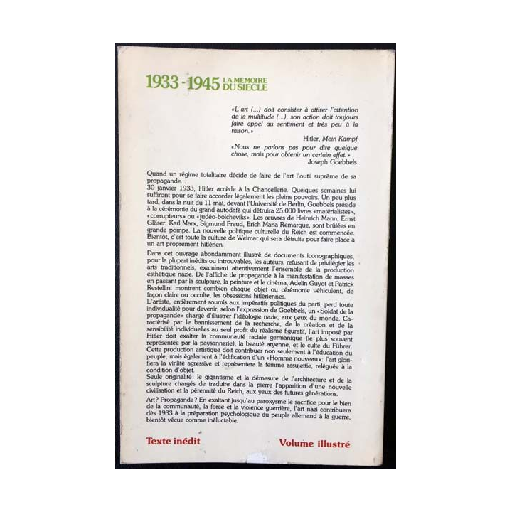 1. L'art nazi de Adelin Guyot et Patrick Restellini aux éditions Complexe