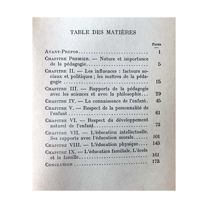1. Les grandes tendances de la pédagogie contemporaine de Albert Millot aux éditions librairie Félix Alcan