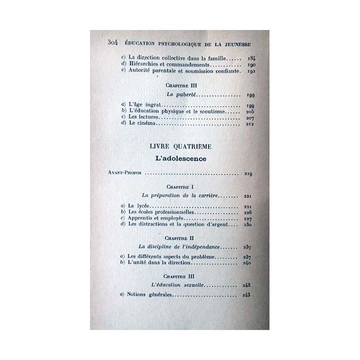 1. Éducation psychologique de la jeunesse de Henri Mignon aux éditions P. Lethielleux 1936
