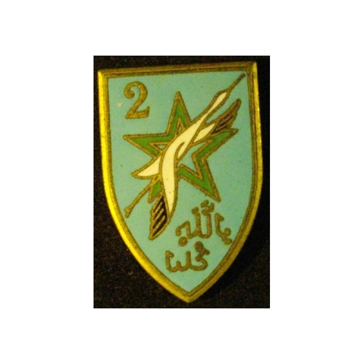 2° DIM : 2° DIVISION D'INFANTERIE MAROCAINE TYPE 2 ATTACHE COUPÉE