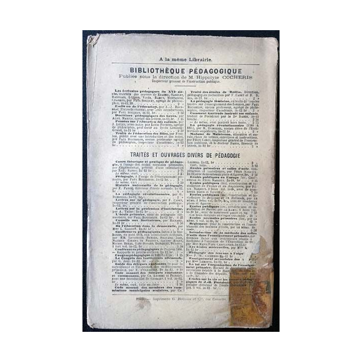 1. Madame de Maintenon éducation et morale de Félix Cadet et Dr Eugène Darin aux éditions librairie Ch. Delagrave