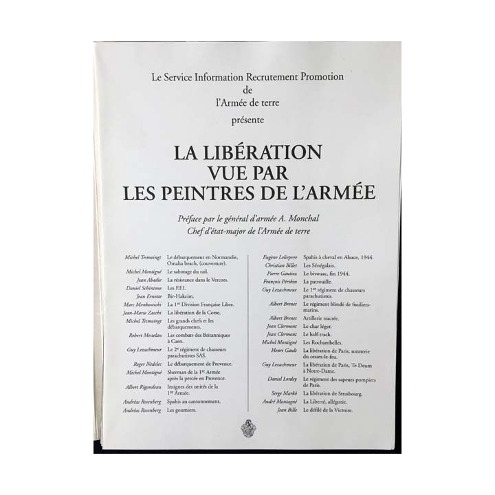 1. La libération vue par les peintres de l'armée aux éditions Addim