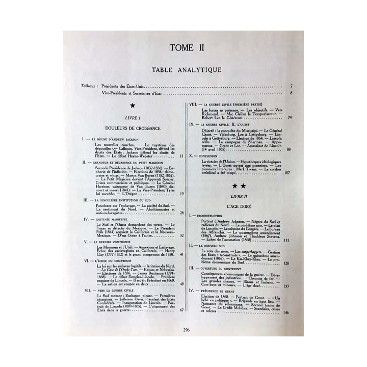 1. Histoire du peuple américain Tome II de André Maurois aux éditions Littéraires de France 1956