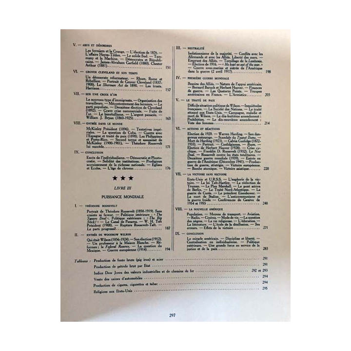1. Histoire du peuple américain Tome II de André Maurois aux éditions Littéraires de France 1956