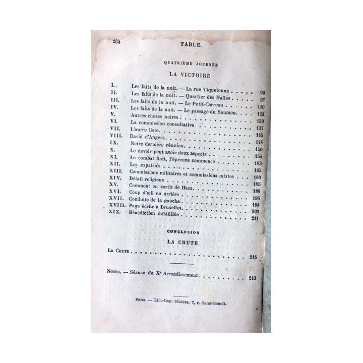 1. Histoire d'un crime Tome II de Victor Hugo aux éditions J. Hetzel & Cie