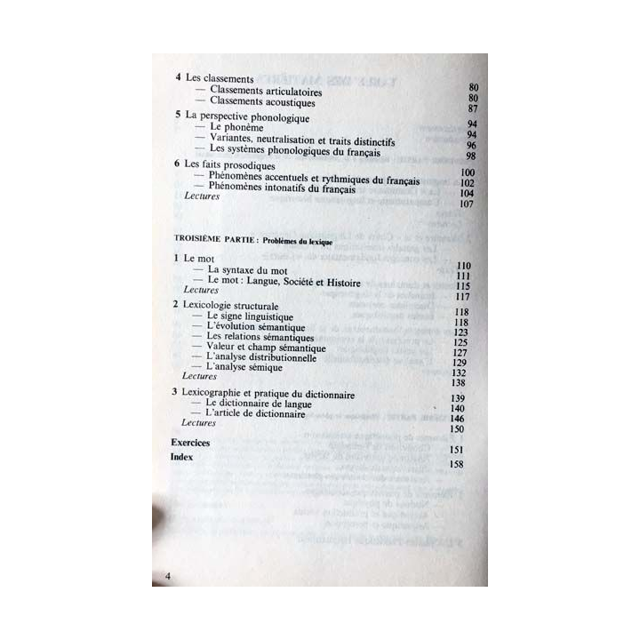 1. Linguistique française - Initiation à la problématique structurale Tome 1 de J.-L. Chiss, J. Filliolet et D. Maingueneau