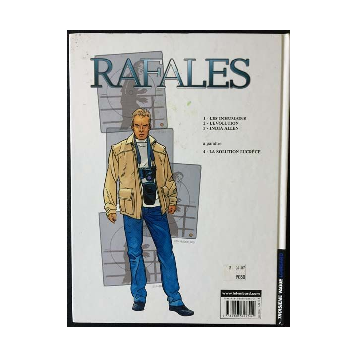 1. Rafales India Allen de Valles - Desberg aux éditions Troisième vague lombard