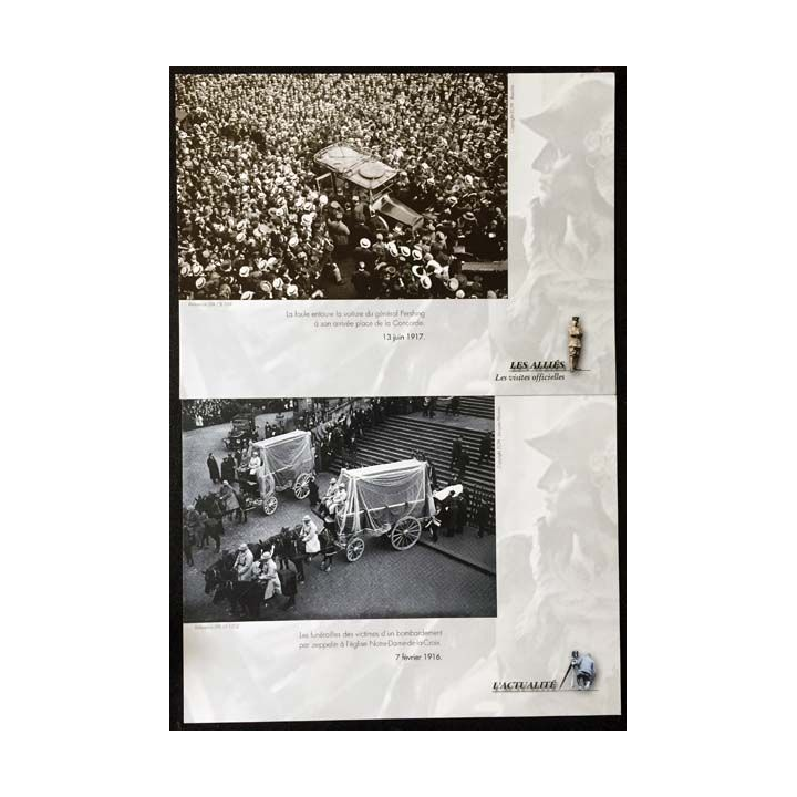 Paris dans la grande guerre photo cartonné
