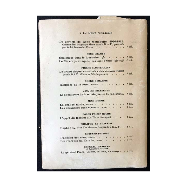 1. La légende du goumier Saïd de Joseph Peyré aux éditions Flammarion