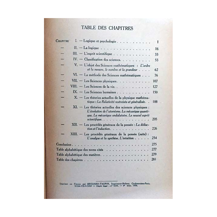 1. Logique de Paul Mouy aux éditions Hachette 1956 (C37)
