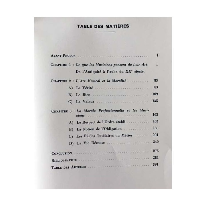 1. Morale et métier l'art musical de François Prevet aux éditions Sirey