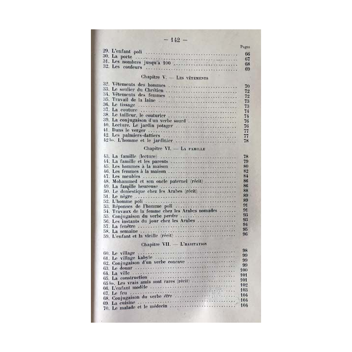 1. Cours élémentaire d'arabe parlé livre du maître de Soualah Mohammed aux éditions Alger 1949