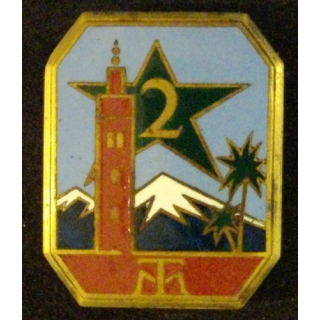 2° RTM : 2° RÉGIMENT DE TIRAILLEURS MAROCAINS (MINARET MARRON)