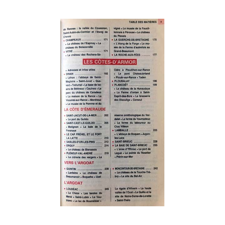 1. Le guide du routard Bretagne Nord 2002-2003 aux éditions Hachette