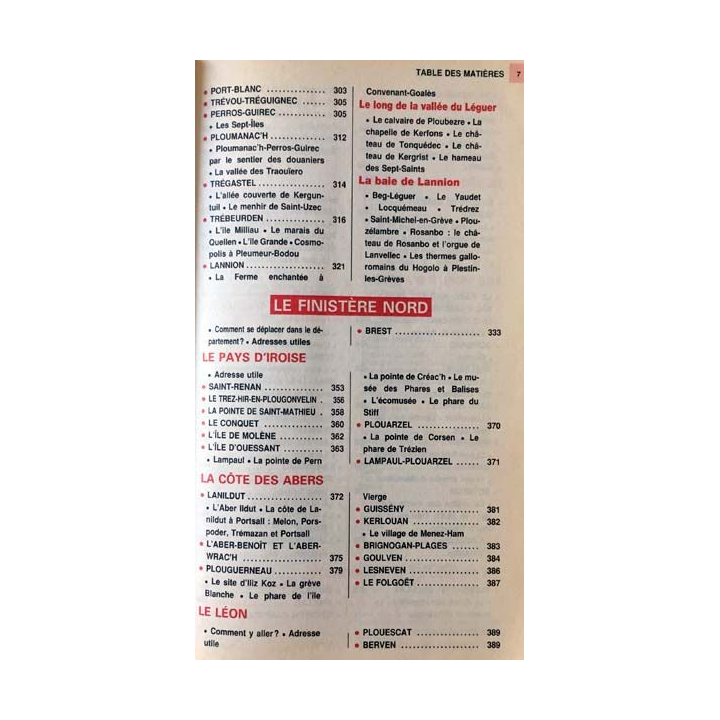 1. Le guide du routard Bretagne Nord 2002-2003 aux éditions Hachette