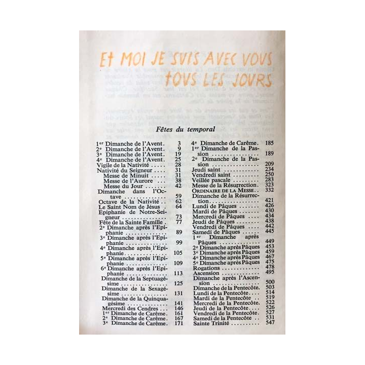 1. Missel du gloria du Père J. Feder aux éditions Mame 1963