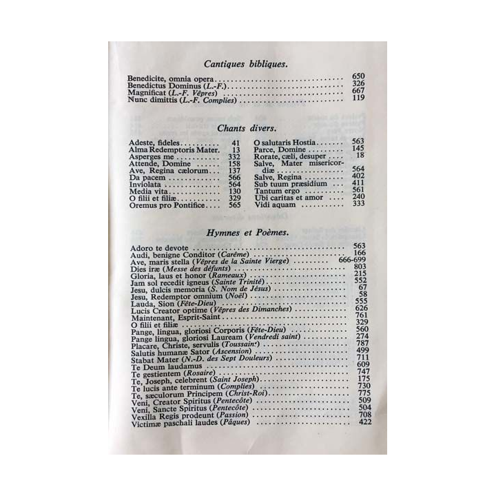 1. Missel du gloria du Père J. Feder aux éditions Mame 1963