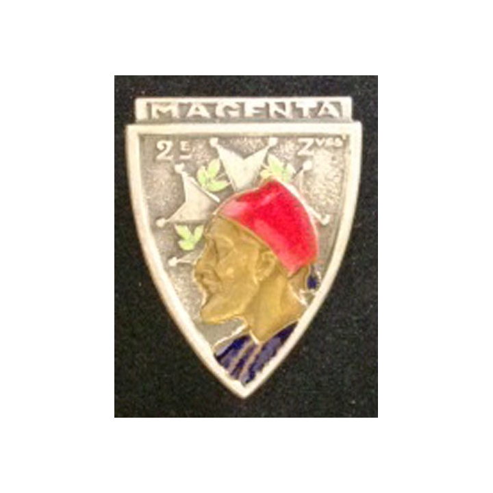 2°RZ : 2°RÉGIMENT DE ZOUAVES ÉMAIL