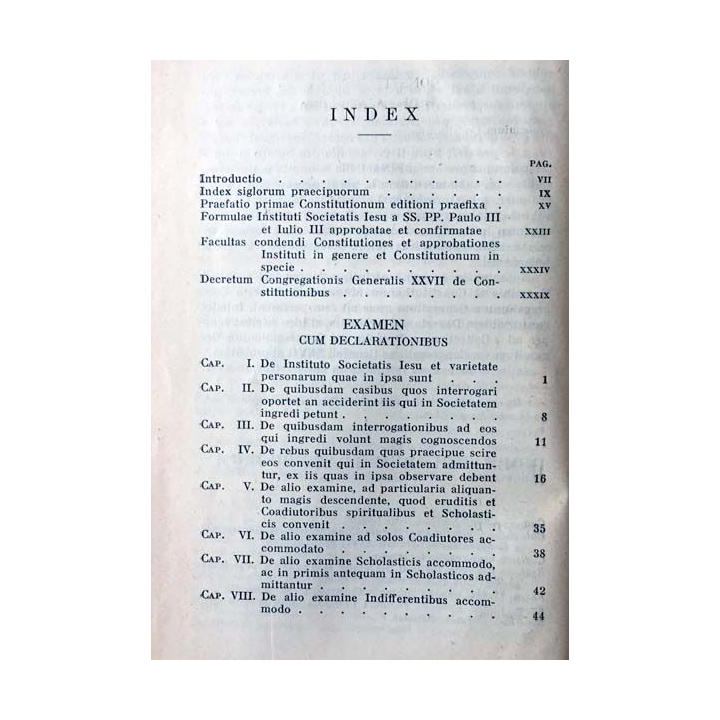 1. Constitutiones societatis iesu latinae et hispanicae cum earum declarationibus de S. Ignatio De Loyola