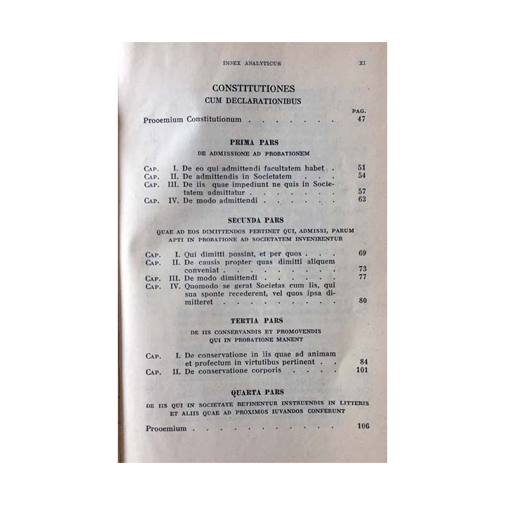 1. Constitutiones societatis iesu latinae et hispanicae cum earum declarationibus de S. Ignatio De Loyola